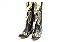 Bota Feminina Goyazes Solado Couro Mustang Preto - Imagem 5