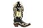 Bota Feminina Goyazes Solado Couro Mustang Preto - Imagem 9