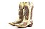Bota Feminina Goyazes Waco Off White - Waco Of White - Couro BF - Imagem 1