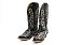 Bota Feminina Goyazes Mustang Preto Couro Mustang Preto - BF - Imagem 4