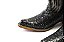 Bota Feminina Goyazes Exótica - Cobra Pyton Estrelado - Couro Mustang Preto - Couro BF - Imagem 2