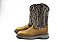 Bota Masculina Goyazes Couro Head Cafe - Couro Atlanta Cafe - Work - Imagem 3