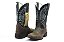 Bota Feminina Durango /Med Dog Preto/Turquesa - Solado Flex - Imagem 8