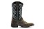 Bota Feminina Durango /Med Dog Preto/Turquesa - Solado Flex - Imagem 10