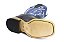 Bota Masculina Mr West - Cabeça Preta - Cano Médio Azul Bic - Couro - Imagem 7