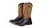Bota Masculina Mr West Fóssil Preto - Cano Fóssil Mostarda - Flex - Imagem 1