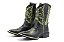 Bota Masculina Mr West Economy Verde Neon - Floather Preto - Flex - Imagem 1