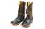 Bota Masculina Goyazes Exótica - Jacare Barriga Preto - Couro Dallas Furta Cor - Couro - Imagem 5