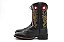 Bota Infantil Austin Ranch - KA093 Preto/ Vermelho - 12KA093F2P - Flex - Imagem 3