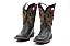 Bota Infantil Austin Ranch - KA093 Preto/ Vermelho - 12KA093F2P - Flex - Imagem 5