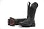 Bota Feminina Mr West Cabeca Preta Flor Preta - Flex - Imagem 3