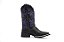 Bota Feminina Mr West Preta com Roxo - Flex - Imagem 5