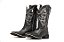 Bota Masculina Mr West Cabeca Preta Cano Marrom - Flex - Imagem 1