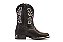 Bota Mr West Infantil B-36 Flor de Liz - 1474 Fossil Tabaco Cano Fossil Tabaco Solado Led Trovao - Flex - Imagem 7
