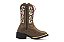 Bota Mr West Infantil Fossil Tabaco Bordado Pink Bege - Flex - Imagem 3