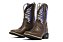 Bota Mr West Infantil Fossil Tabaco Bordado Azul 2803 - Flex - Imagem 1