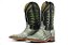 Bota Masculina Jácomo Exótica - Jacaré Cauda Cinza - Napa Preto 2882 RGDQ - Couro - Imagem 1