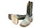 Bota Masculina Jácomo Exótica - Jacaré Cauda Cinza - Napa Preto 2882 RGDQ - Couro - Imagem 2