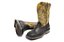 Bota Masculina Goyazes Exótica - Avestruz Preto Dallas Creme - Work 207401-AK - Imagem 2