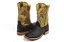 Bota Masculina Goyazes 211501 - CC Pit Stop Preto Dallas Creme - Couro - Imagem 3