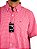 Camisa Masculina King Farm - Manga Curta Xadrez Vermelha - Imagem 3