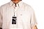 Camisa Masculina King Farm - Manga Curta Xadrez Bege - Imagem 3