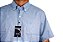 Camisa Masculina King Farm - Manga Curta Xadrez Azul - Imagem 3