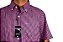 Camisa Masculina  King Farm - Manga Curta Xadrez Pink/Preto - Imagem 3