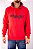 Moletom Masculino Wrangler com Capuz - Vermelho/Preto - Imagem 1