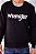 Moletom Masculino Wrangler sem capuz - Preto - Imagem 1