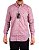 Camisa Masculina All Hunter - Manga Longa Vermelho/Cinza - Imagem 1