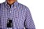 Camisa Masculina All Hunter - Manga Curta Azul Marinho/Branco - Imagem 3
