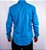 Camisa Masculina Pollo Ralph Lauren - Manga Longa Xadrez Azul Turquesa - Imagem 4