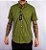 Camisa Masculina Pollo Ralph Lauren - Manga Curta Xadrez Verde Escuro - Imagem 1