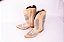Bota Feminina Goyazes Bico fino/ Waco off white - Solado Couro - Imagem 3