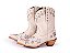 Bota Feminina Goyazes Bico fino/ couro Austin off white - Solado Couro - Imagem 1