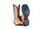 Bota Masculina Goyazes Exótica - Avestruz Lisa Barriga - Cor Waco Chocolate -Flex 241504-AF - Imagem 6