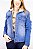 Jaqueta Feminina Wrangler WF7037UN - Jeans Lycra Caramelo Forro - Imagem 1