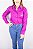 Camisa Feminina Laidol Manga Longa - Rosa Lisa - Imagem 2