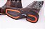 Bota Unissex Mr West - Cor Fossil Tabaco/ Fóssil Tabaco Turquesa/ Bico Quadrado/ Cano Médio/ Solado Flex/ Cód. 742 2000 - Imagem 4