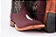 Bota Masculina Goyazes Exótica - Arraia - Cano Médio/Bico quadrado/Solado Couro - Cor Arraia Olho Vinho/ Couro Pit Stop Preto 203054-ARC - Imagem 7