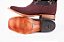 Bota Masculina Goyazes Exótica - Arraia - Cano Médio/Bico quadrado/Solado Couro - Cor Arraia Olho Vinho/ Couro Pit Stop Preto 203054-ARC - Imagem 8