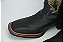 Bota Masculina Austin Ranch - Cano Médio/ Bico Quadrado/ Solado Flex/ Cor: Preto/ Preto Amarelo - Cód. 12A005F2P - Imagem 4