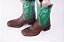 Bota Infantil Unissex Durango - Cano Médio/ Bico Quadrado/ Solado Flex/ Cor: Rust Dog/ Hortelã - Cód. 12K121G2P - Imagem 2