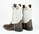 Bota Masculina Austin Ranch - Cano Médio/ Bico Quadrado/ Solado Flex/ Cor: Meg Dog Cinza - Cód. 120078G2P - Imagem 8