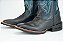 Bota Masculina Austin Ranch - Cano Médio/ Bico Quadrado/ Solado Flex/ Cor: Preto/ Azul Marinho - Cód. 12A008F2P - Imagem 3