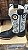 Bota Infantil Unissex Durango - Cano Médio/ Bico Quadrado/ Solado Flex/ Cor: Preto/ Cinza - Cód. 12K069G2P - Imagem 6
