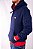 Moletom Masculino Wrangler com Capuz Azul Marinho/ Vermelho - Imagem 3