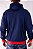 Moletom Masculino Wrangler com Capuz Azul Marinho/ Vermelho - Imagem 4