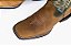 Bota Unissex Mr West - Cano Alto/Solado Flex - Cor Mad Dog Tabaco/ Fóssil Verde/ Bico quadrado - Outlet - Imagem 4